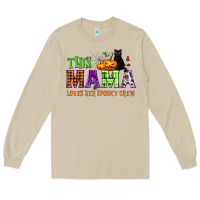 Mushroom This mama loves her spooky crew Long Sleeve Tee - NancyCooperArtShop