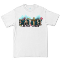 White faith can move mountains cross Premium Tee - NancyCooperArtShop