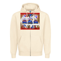 Sandshell Western Happy Fourth Of July Zipper Hoodie - FaDigitalArtStudio