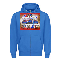 True Royal Western Happy Fourth Of July Zipper Hoodie - FaDigitalArtStudio