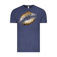 Vintage Denim Cheetah Lips Vintage Tee - Bettercallsaul