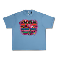 Pebble Blue Flamingo Christmas Urban Heavy Tee - Bettercallsaul