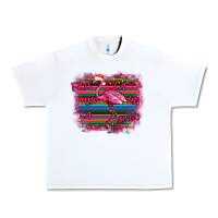 White Flamingo Christmas Urban Heavy Tee - Bettercallsaul