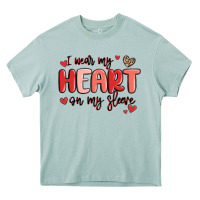 Arona i wear my heart on my sleeve Heavy Core Tee - MaliasSmallBusiness