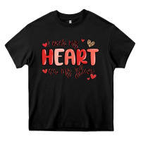 I Wear My Heart On My Sleeve Heavy Core Tee | Teevron