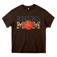 Chocolate Brown basketball mom Heavy Core Tee - AdoDesignShop