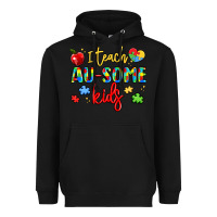 Black i teach au some kids Heavyweight Hoodie - LillyAllenDesigns