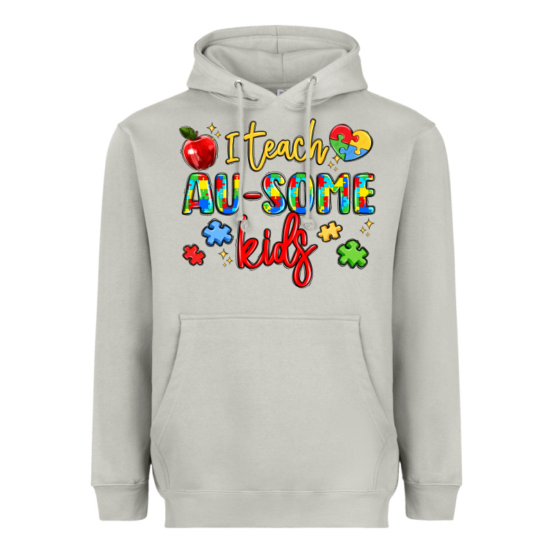 I Teach Au Some Kids Heavyweight Hoodie by LillyAllenDesigns | Teevron
