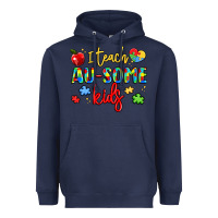 Navy i teach au some kids Heavyweight Hoodie - LillyAllenDesigns