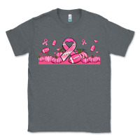 Charcoal Heather breast cancer american football Classic Tee - Jasminsmagicworld