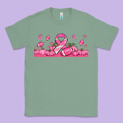 Breast Cancer American Football Classic Tee Designed By Jasminsmagicworld