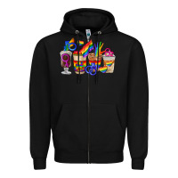 Black lgbt coffee cups Zipper Hoodie - FaDigitalArtStudio