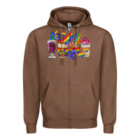 Chestnut lgbt coffee cups Zipper Hoodie - FaDigitalArtStudio