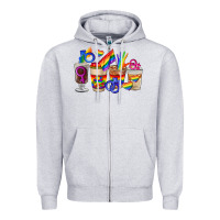Heather Grey lgbt coffee cups Zipper Hoodie - FaDigitalArtStudio
