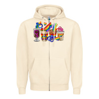 Sandshell lgbt coffee cups Zipper Hoodie - FaDigitalArtStudio