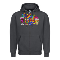 Smoke lgbt coffee cups Zipper Hoodie - FaDigitalArtStudio