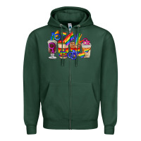 Sports Green lgbt coffee cups Zipper Hoodie - FaDigitalArtStudio