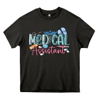 Asphalt medical assistant nurse Heavy Core Tee - MaliasSmallBusiness