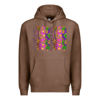 Chestnut mardi gras brushstrokes Premium Hoodie - RanaPortraitStore