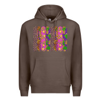Coffee mardi gras brushstrokes Premium Hoodie - RanaPortraitStore