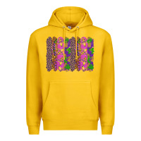 Lemon mardi gras brushstrokes Premium Hoodie - RanaPortraitStore