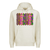 Oatmeal Heather mardi gras brushstrokes Premium Hoodie - RanaPortraitStore