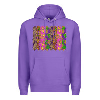 Purple mardi gras brushstrokes Premium Hoodie - RanaPortraitStore
