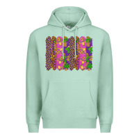 Seafoam mardi gras brushstrokes Premium Hoodie - RanaPortraitStore
