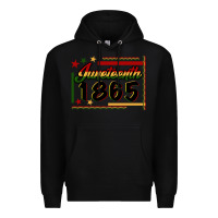 Black Juneteenth 1865 Premium Hoodie - FaDigitalArtStudio