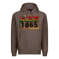 Coffee Juneteenth 1865 Premium Hoodie - FaDigitalArtStudio