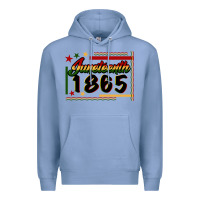 Colony Blue Juneteenth 1865 Premium Hoodie - FaDigitalArtStudio