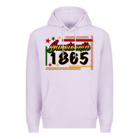 Lilac Juneteenth 1865 Premium Hoodie - FaDigitalArtStudio
