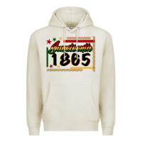 Oatmeal Heather Juneteenth 1865 Premium Hoodie - FaDigitalArtStudio