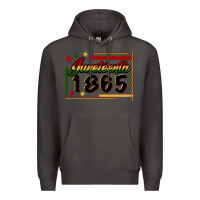 Smoke Juneteenth 1865 Premium Hoodie - FaDigitalArtStudio