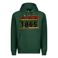 Sports Green Juneteenth 1865 Premium Hoodie - FaDigitalArtStudio