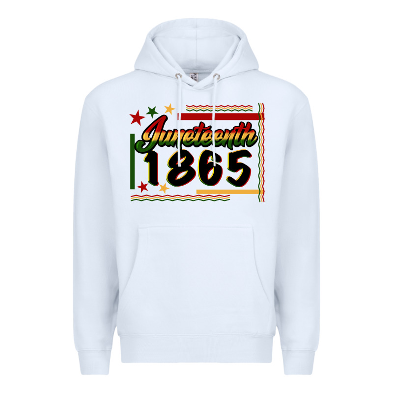Juneteenth 1865 Premium Hoodie by FaDigitalArtStudio | Teevron