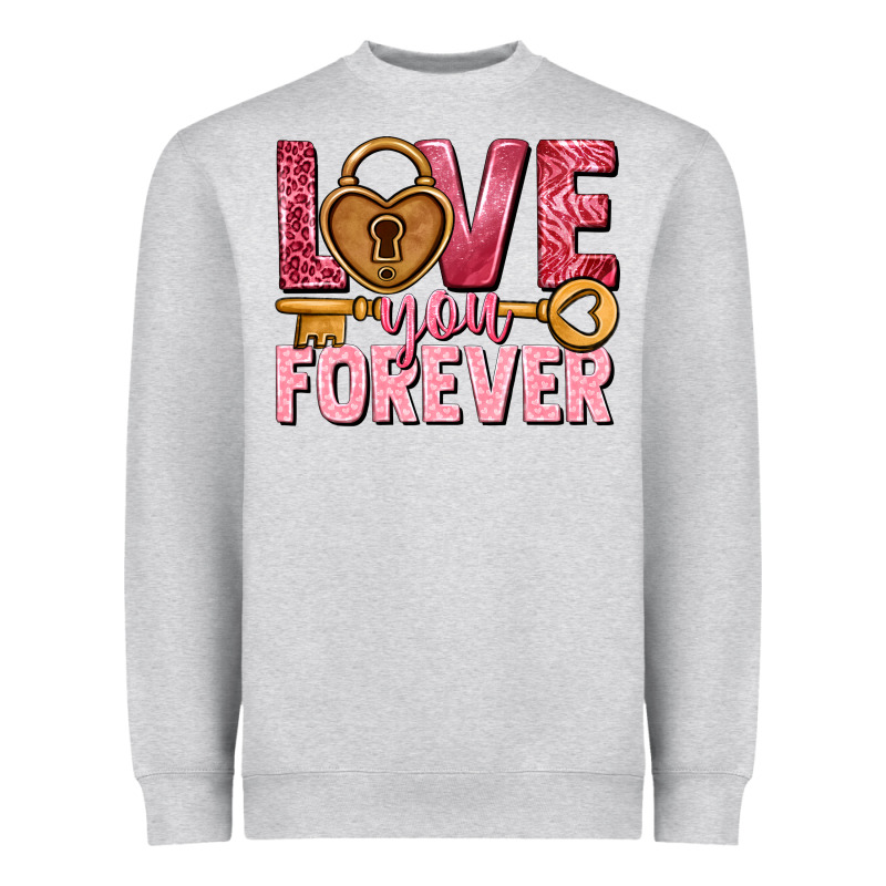 Love You Forever Valentine's Day Heavyweight Sweatshirt by HowdyJamesFarm | Teevron