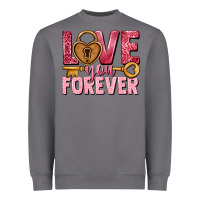 Storm Love you forever Valentine's Day Heavyweight Sweatshirt - HowdyJamesFarm