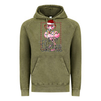Vintage Olive Merryy Flocking Christmas Flamingo Vintage Hoodie - Bettercallsaul