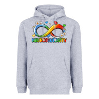 Heather Grey neurodiversity Heavyweight Hoodie - LillyAllenDesigns
