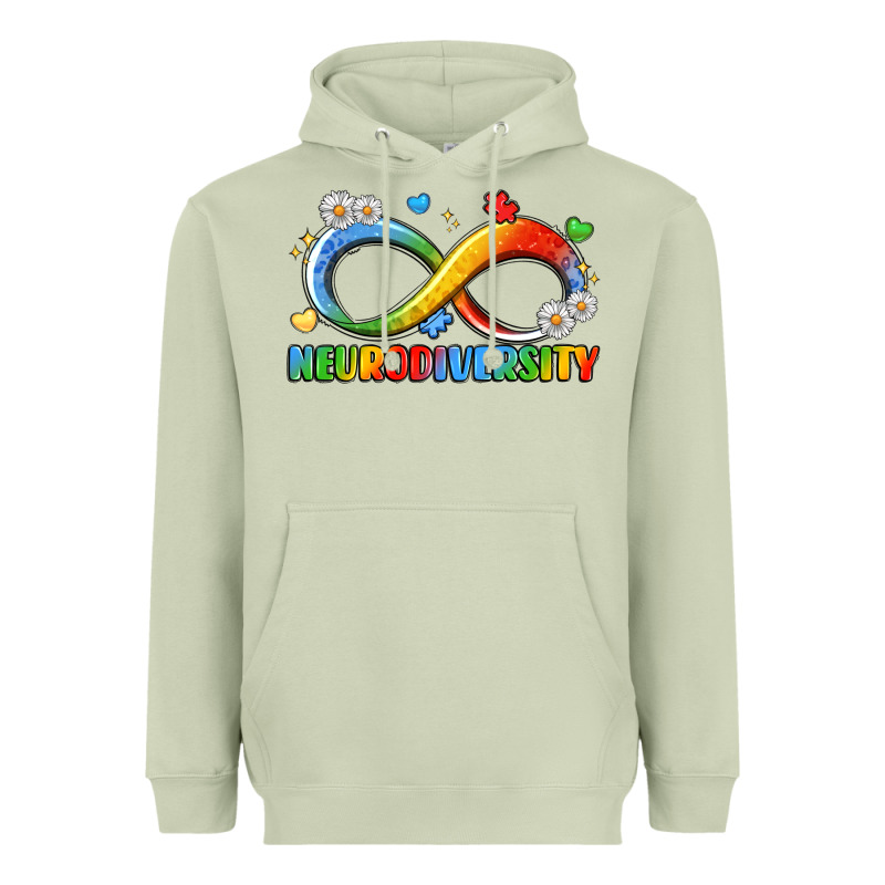Neurodiversity Heavyweight Hoodie by LillyAllenDesigns | Teevron