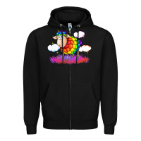 Black rainbow sheep pride Zipper Hoodie - FaDigitalArtStudio