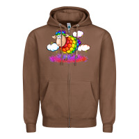 Chestnut rainbow sheep pride Zipper Hoodie - FaDigitalArtStudio