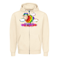 Sandshell rainbow sheep pride Zipper Hoodie - FaDigitalArtStudio