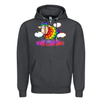 Smoke rainbow sheep pride Zipper Hoodie - FaDigitalArtStudio
