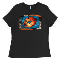 Black Basketball Lips Ladies Tee - Jasminsmagicworld
