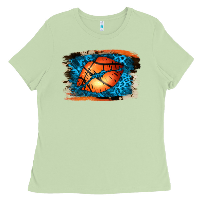 Basketball Lips Ladies Tee by Jasminsmagicworld | Teevron