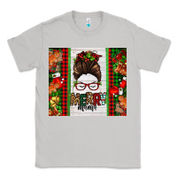Moon Dust Christmas merry mama messy bun Classic Tee - Jasminsmagicworld