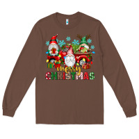 Chestnut merry christmas gnome truck Long Sleeve Tee - texasbilliewilder
