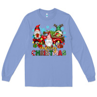 Colony Blue merry christmas gnome truck Long Sleeve Tee - texasbilliewilder